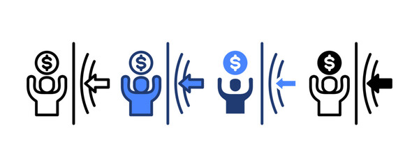 Resilience Icon set multiple style collection