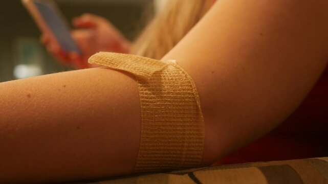 A Pregnant Woman Goes Through Gestational Diabetes Testing