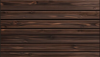 Fototapeta premium Dark Wood Planks: Rustic Horizontal Texture