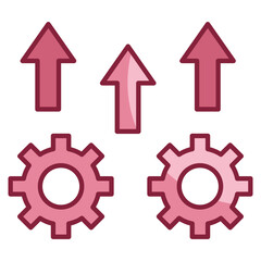 Continuous Improvement Icon Element For Design