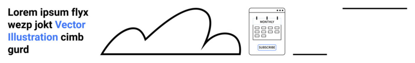 Cloud illustration connected to a mobile phone screen displaying login credentials. Ideal for technology, cloud storage, data security, mobile apps, file-sharing, digital services, simple landing