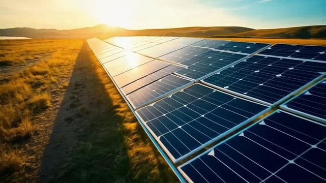 Solar panels convert sunlight into electricity, providing a sustainable energy source for homes and businesses.