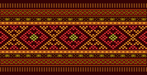 TRADITIONAL ORNAMENT OF BATAKNESE, TRADITIONAL FABRIC CALLED ULOS, PATTERN, BACKGROUND, NORTH OF SUMATERA