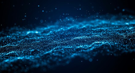 Celestial Dust and Deep Blue AI Generated