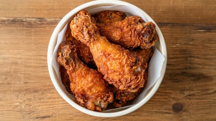 Delicious golden crispy fried chicken drumsticks perfect for gatherings or meals