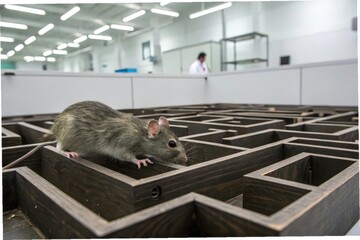Obraz premium mouse in a maze