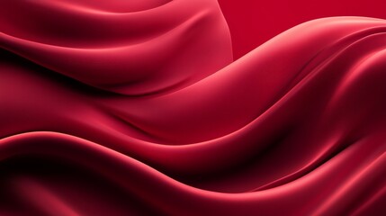 Obraz premium Stunning Red Fabric Texture Design on red background