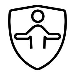 peace of mind Line Icon