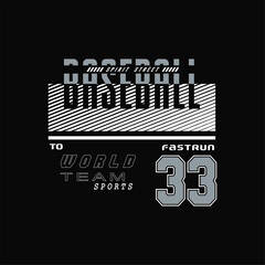 Energetic and bold vector typography design for extreme baseball sports, featuring dynamic slogans and motivational words that highlight passion, power, precision, and the drive to compete at the high