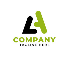 A Letter Logo for Company Branding. Initial letter A  abstract logo template design.