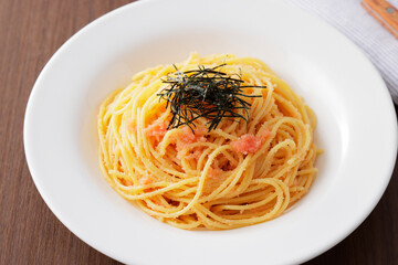 たらこスパゲッティ　Cod roe spaghetti