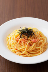 たらこスパゲッティ　Cod roe spaghetti