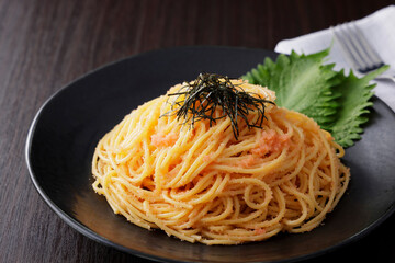 たらこスパゲッティ　Cod roe spaghetti