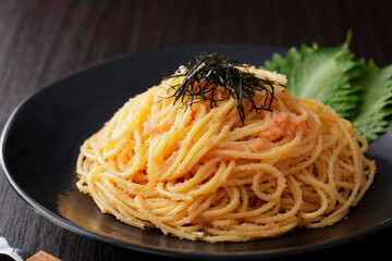 たらこスパゲッティ　Cod roe spaghetti