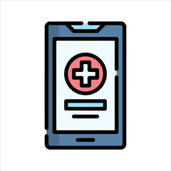 Fototapeta premium mobile phone icon