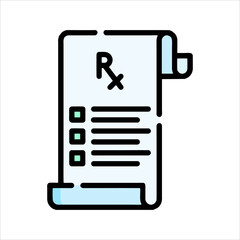 Fototapeta premium document icon vector illustration