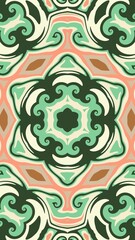 digital art in the form of a kaleidoscope