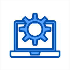 gear icon vector illustration