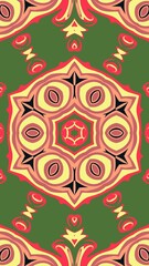 digital art in the form of a kaleidoscope