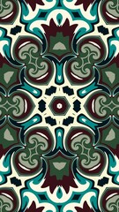 digital art in the form of a kaleidoscope