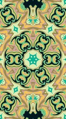 digital art in the form of a kaleidoscope