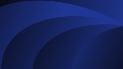 Abstract glowing wave lines on dark blue background. Dynamic wave pattern. Modern flowing wavy lines. Futuristic technology concept. Suit for banner, poster, cover, brochure, flyer, website