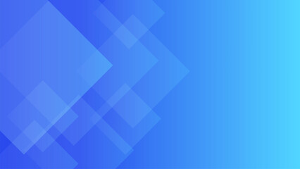 Abstract blue background with glowing geometric lines. Modern blue gradient square shape design. Futuristic technology concept. Suit for brochure, corporate, website, poster, banner, cover, flyer