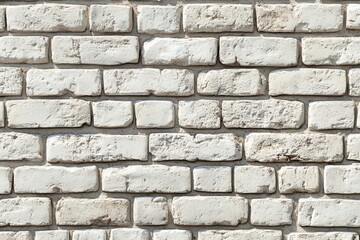 Obraz premium White brick wall texture (4)