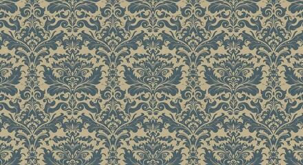 Damask Dusk AI Generated