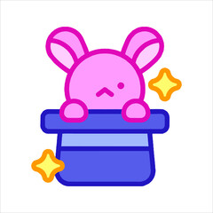 easter bunny with eggs
