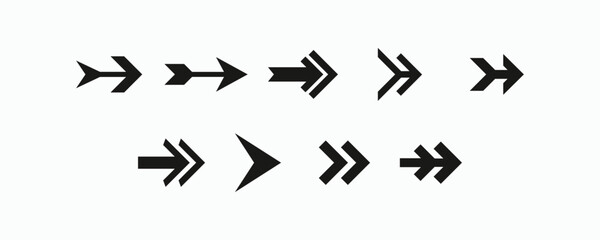 minimalist arrow icon. vector illustration