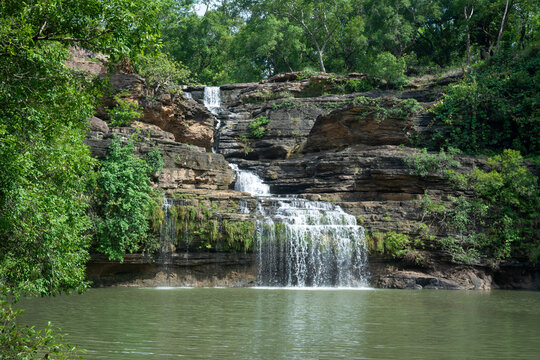 The Pandav Falls is a waterfall in the Panna district in the Indian state of Madhya Pradesh