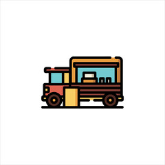 truck icon vector illustration