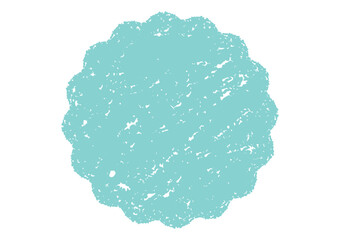 クレヨンタッチのもこもこフレーム/水色