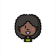 cartoon character of man