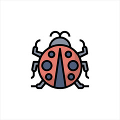 ladybird vector illustration