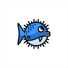 cartoon fish vector illustration