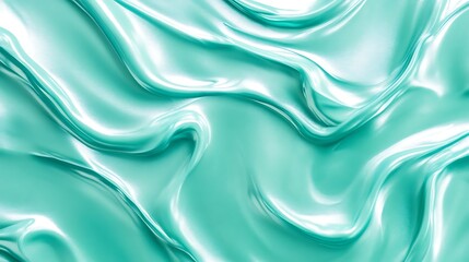 Obraz premium Mint Green Fabric Drape Texture