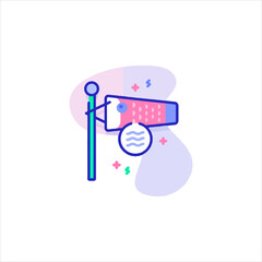 vector illustration of a stethoscope