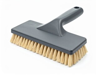 Rectangular Cleaning Brush With Gray Handle