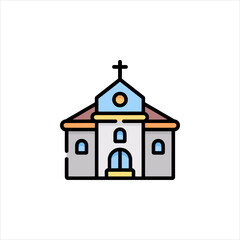 church icon vector illustration