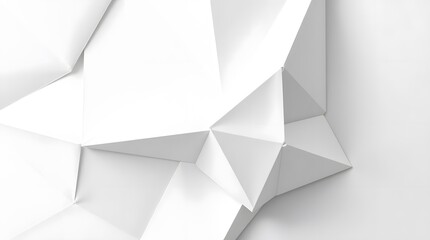 abstract geometric white background
