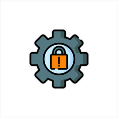 gear icon vector illustration