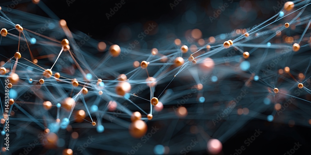 Poster Abstract Digital Network with Interconnected User Profiles and Colorful Nodes Representing Social Media and Online Communication Systems