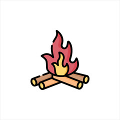 vector fire icon