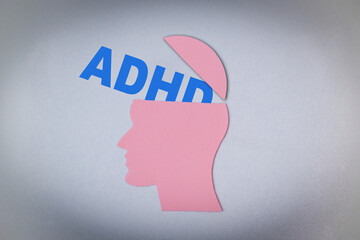 Anxiety stress in brain, overload in mind. Depression, adhd, ocd