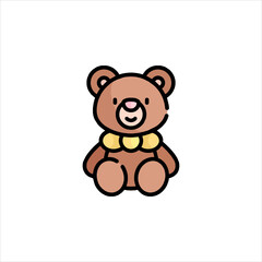 teddy bear vector illustration