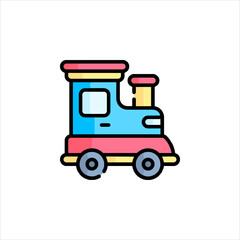 toy truck isolated on white