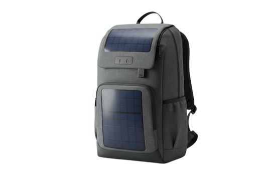 Backpack with Solar Panels for Charging on the Go