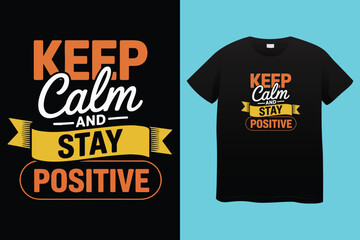 Stay positive like positron hand drawn t-shirt design. Funny quote lettering print. Vector vintage illustration.